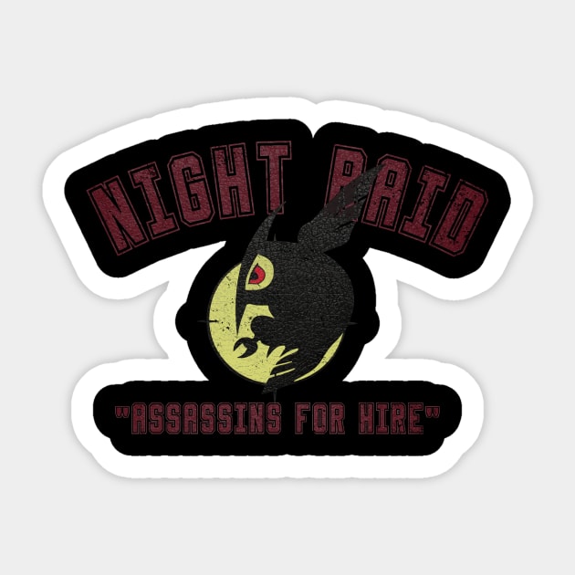 Night Raid Sticker by ShintaroGr